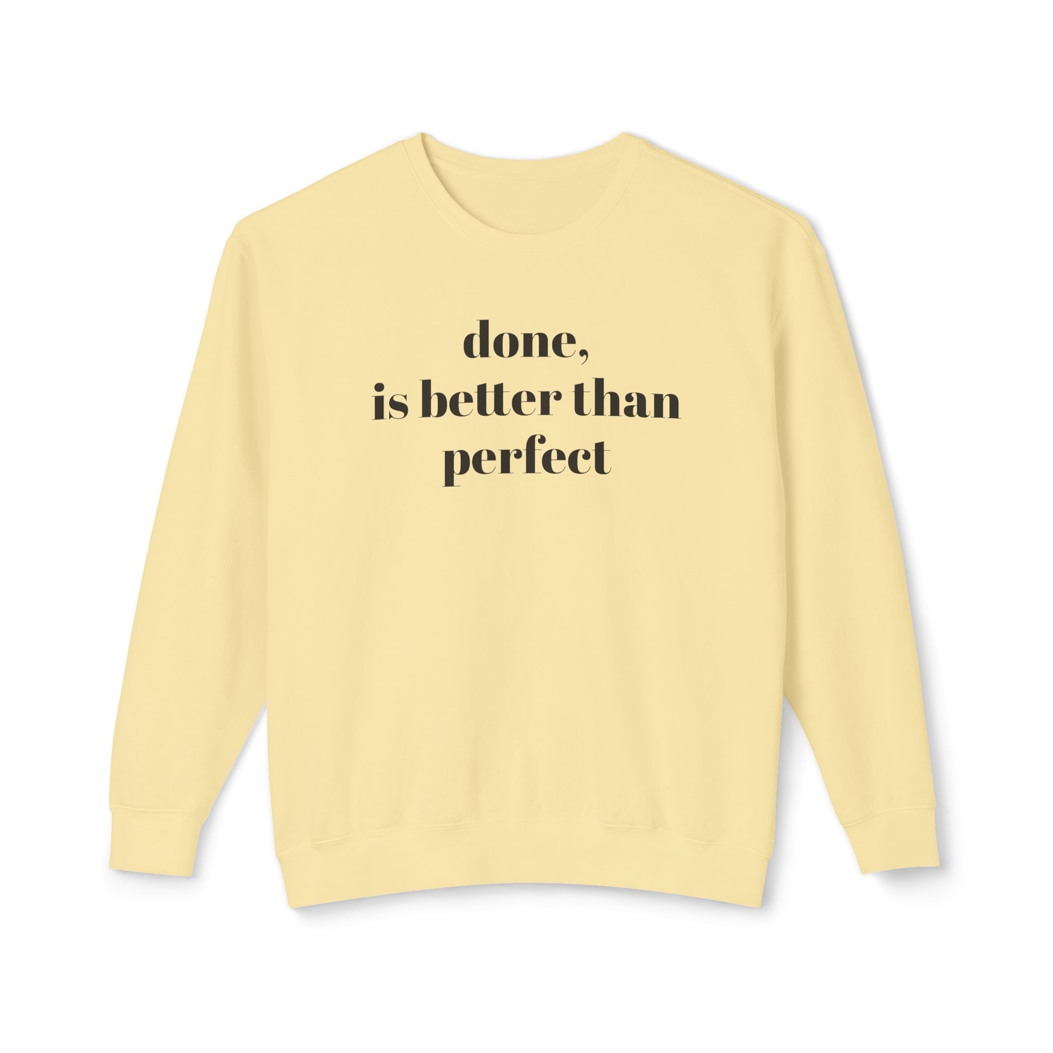 DONE, is better than perfect