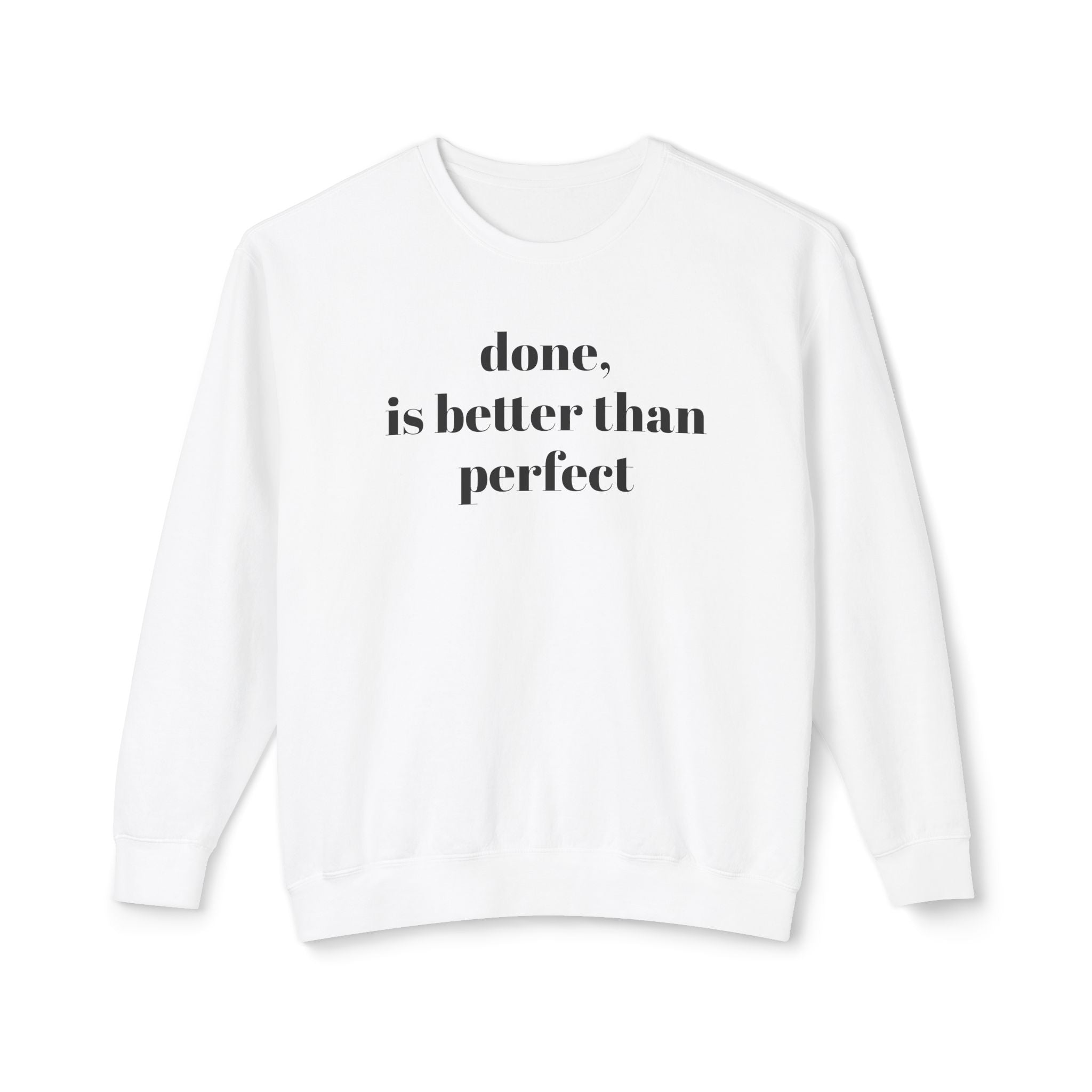 DONE, is better than perfect